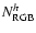 $N_{\rm RGB}^{h}$