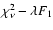 $\chi_{\nu}^2 - \lambda F_1$