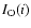 $I_{\rm O}(i)$