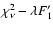 $\chi_{\nu}^2 - \lambda F_1^{\prime}$