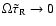 $\Omega\tilde\tau_{\rm R}
\rightarrow 0$