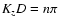 $K_z D = n \pi$