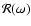 $\cal {R}(\omega )$