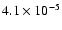 $4.1\times 10^{-5}$
