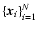 $\{{\vec{x}}_i\}_{i=1}^{N}$