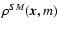$\rho^{SM}({\vec{x}},m)$