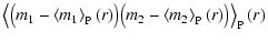 $\displaystyle \left\langle \big(m_1-\left\langle m_1 \right\rangle_{\rm P}(r)\b...
...big(m_2-\left\langle m_2 \right\rangle_{\rm P}(r)\big) \right\rangle_{\rm P}(r)$