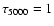 $\tau_{5000}=1$