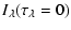 $\displaystyle I_\lambda(\tau_\lambda=0)$