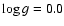$\log g=0.0$