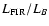 $L_{\rm FIR}/L_B$