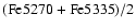$({\rm Fe5270}+{\rm Fe5335})/2$