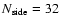 $N_{{\rm side}} = 32$