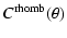 $\displaystyle C^{{\rm rhomb}}(\theta)$