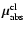 $\vec \mu^{\rm cl}_{\rm abs}$