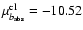 $\mu_{b_{\rm abs}}^{\rm cl} =
-10.52$
