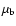 $\mu_{\rm b}$