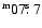 $^{\rm m}07\hbox{$.\!\!^{\rm s}$ }7$