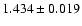 $1.434 \pm 0.019$