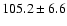 $105.2 \pm 6.6$