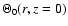 $\Theta_0(r,z=0)$