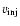 $ v_{\rm inj}$