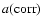$a({\rm corr})$