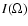 $I(\Omega)$