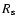 $R_{\rm s}$