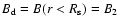 $B_{\rm d}=B(r<R_{\rm s})=B_2$