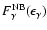 $F^{\rm NB}_{\gamma}(\epsilon_{\gamma})$