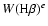 $W({\rm H\beta})^e$