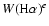 $W({\rm H\alpha})^e$