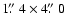 $1\hbox{$.\!\!^{\prime\prime}$ }4
\times 4\hbox{$.\!\!^{\prime\prime}$ }0$