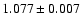 $1.077\pm0.007$