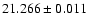 $21.266\pm0.011$