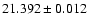 $21.392\pm0.012$