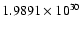 $1.9891\times10^{30}$