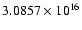 $3.0857\times10^{16}$