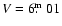 $V=6\hbox{$.\!\!^{\rm m}$ }01$