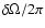 $\delta\Omega/2\pi$