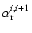 $\alpha_{\rm r}^{i,i+1}$