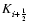 $K_{i+{\frac{1}{2}}}$
