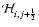 ${\cal H}_{i,j+{\frac{1}{2}}}$