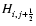 $H_{i,j+{\frac{1}{2}}}$