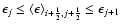 $\epsilon_j \le \langle\epsilon\rangle_{i+{\frac{1}{2}},j+{\frac{1}{2}}} \le
\epsilon_{j+1}$
