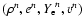 $(\rho^n,e^n,{Y_{\rm e}}^n,v^n)$