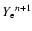 ${Y_{\rm e}}^{n+1}$