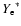 ${Y_{\rm e}}^*$