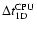 $\Delta t^{\rm CPU}_{1{\rm D}}$